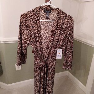 Animal Print Robe